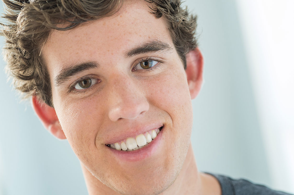 young smiling male